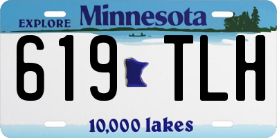 MN license plate 619TLH