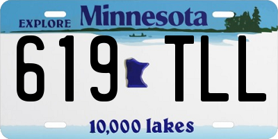 MN license plate 619TLL