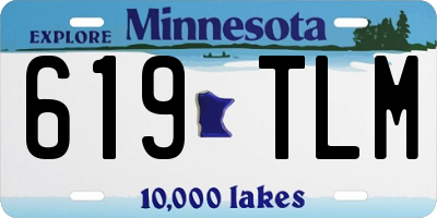 MN license plate 619TLM