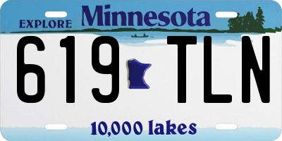 MN license plate 619TLN