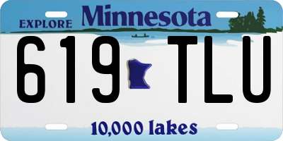 MN license plate 619TLU