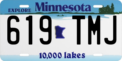 MN license plate 619TMJ