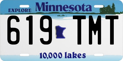 MN license plate 619TMT