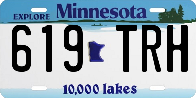 MN license plate 619TRH