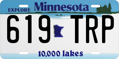 MN license plate 619TRP