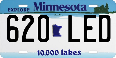 MN license plate 620LED