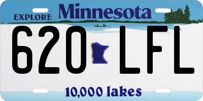 MN license plate 620LFL