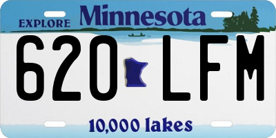 MN license plate 620LFM