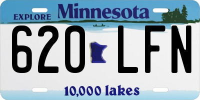 MN license plate 620LFN