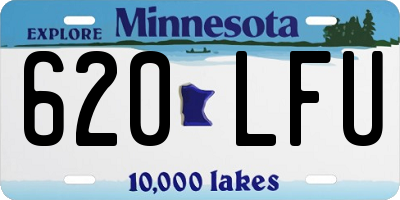 MN license plate 620LFU