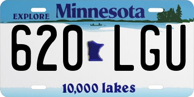 MN license plate 620LGU