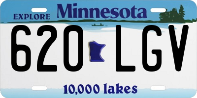 MN license plate 620LGV