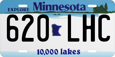 MN license plate 620LHC