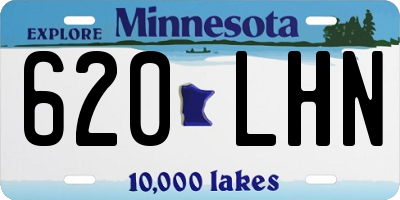 MN license plate 620LHN