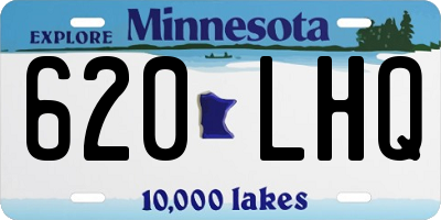 MN license plate 620LHQ