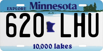 MN license plate 620LHU