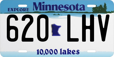 MN license plate 620LHV