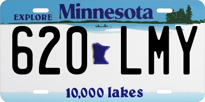 MN license plate 620LMY