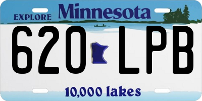MN license plate 620LPB