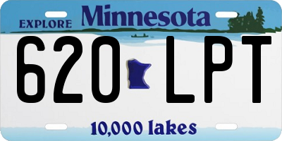 MN license plate 620LPT