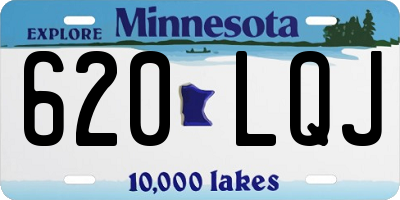 MN license plate 620LQJ