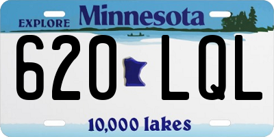 MN license plate 620LQL