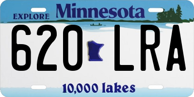 MN license plate 620LRA