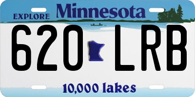 MN license plate 620LRB