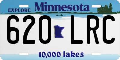 MN license plate 620LRC