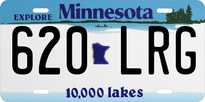 MN license plate 620LRG