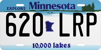 MN license plate 620LRP
