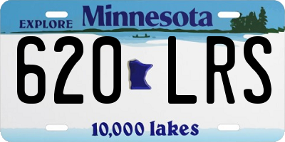 MN license plate 620LRS