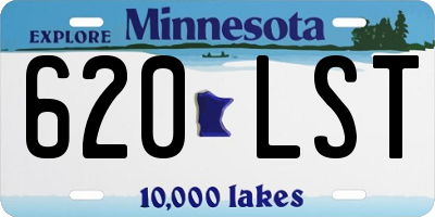 MN license plate 620LST