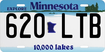 MN license plate 620LTB