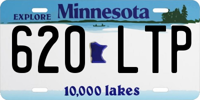 MN license plate 620LTP