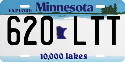 MN license plate 620LTT