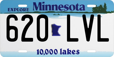 MN license plate 620LVL