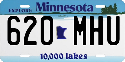 MN license plate 620MHU