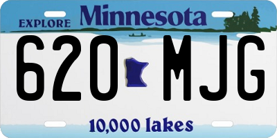 MN license plate 620MJG