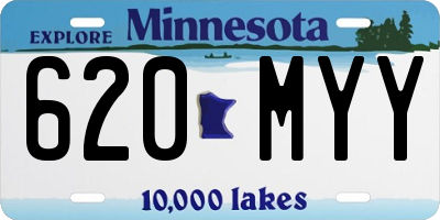 MN license plate 620MYY