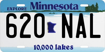 MN license plate 620NAL