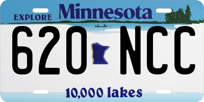 MN license plate 620NCC