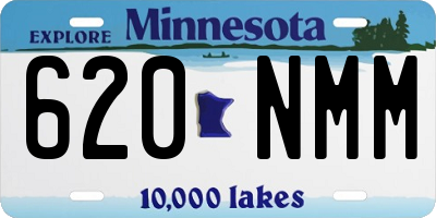 MN license plate 620NMM
