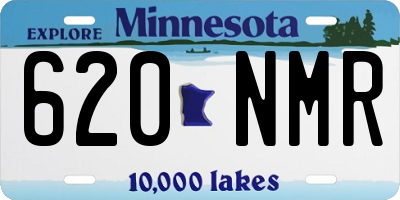 MN license plate 620NMR