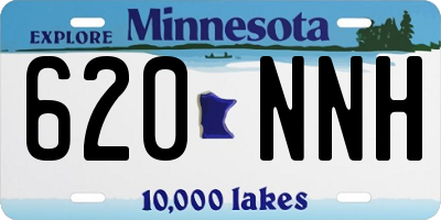 MN license plate 620NNH
