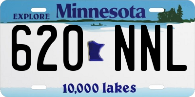 MN license plate 620NNL