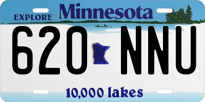 MN license plate 620NNU