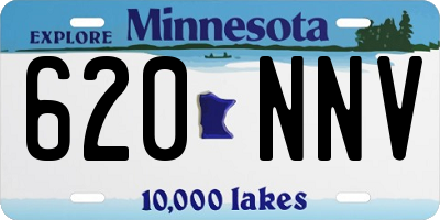 MN license plate 620NNV