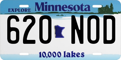 MN license plate 620NOD
