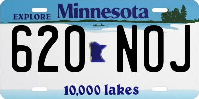 MN license plate 620NOJ